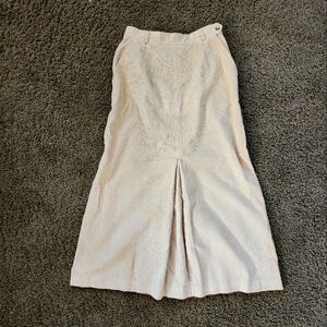 Calvin Klein Tan Courdery Skirt